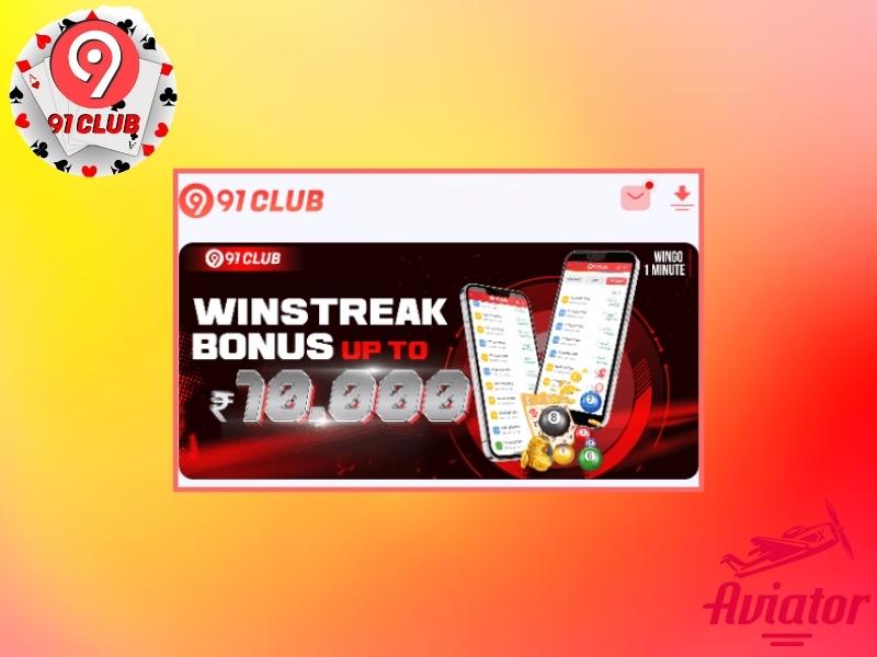 Bonus and promotion at 91 Club online