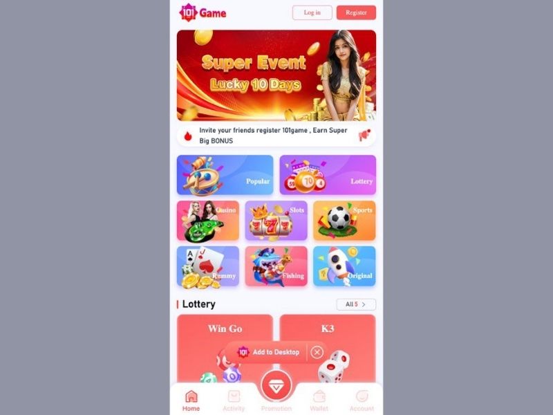 Знакомство с платформой 101 Game