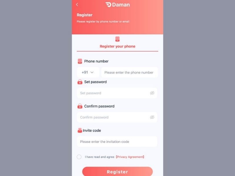 Доступ к аккаунту Daman Games