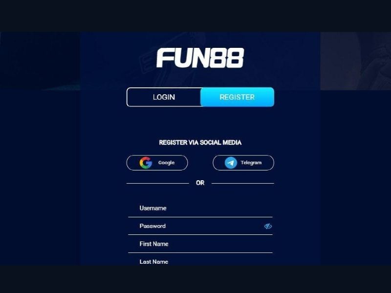 Вход в аккаунт Fun88 для игры